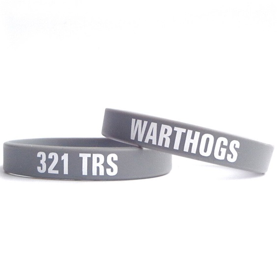 custom printed rubber bracelets