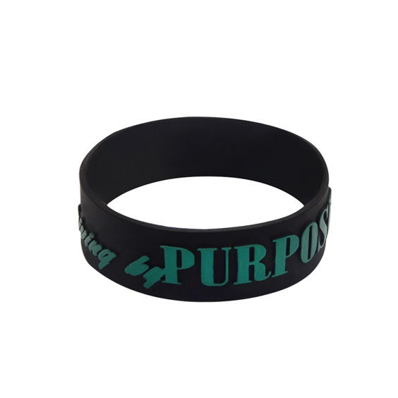 wholesale black silicone wristband