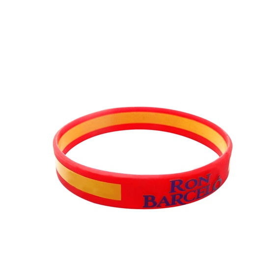 silicone wristband embossed print 24