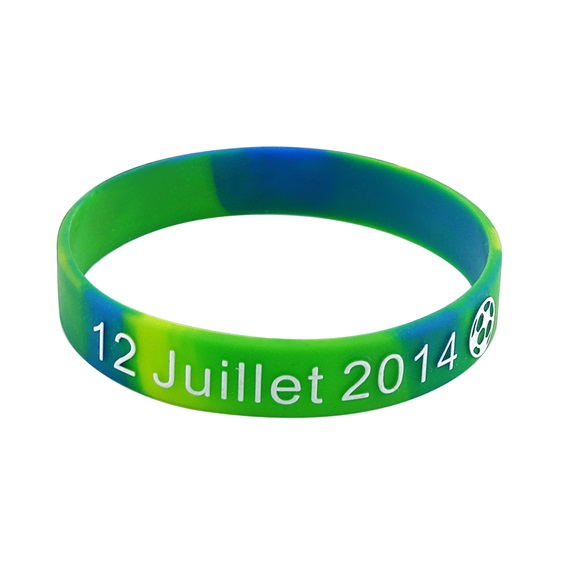 silicone wristband embossed print 28
