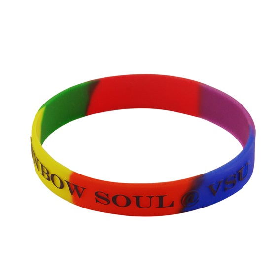silicone wristband embossed print 7