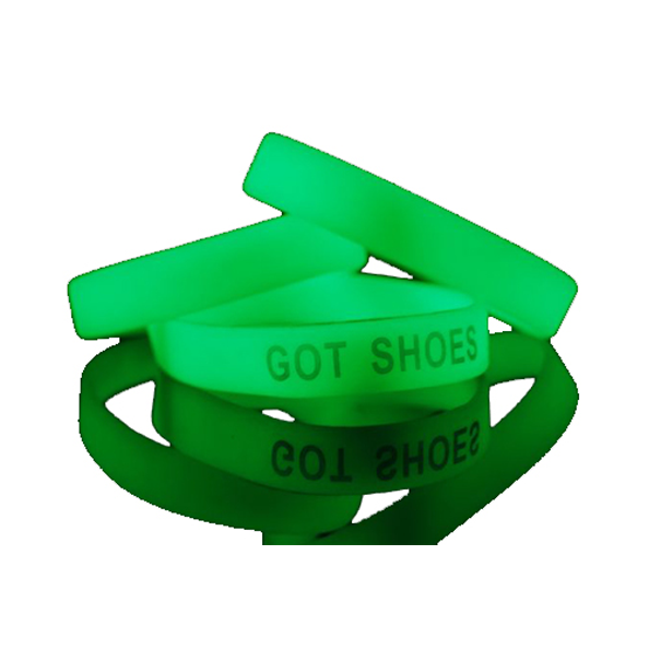 Glow in Dark Silicone Wristband - Greenworks Wristband Printing