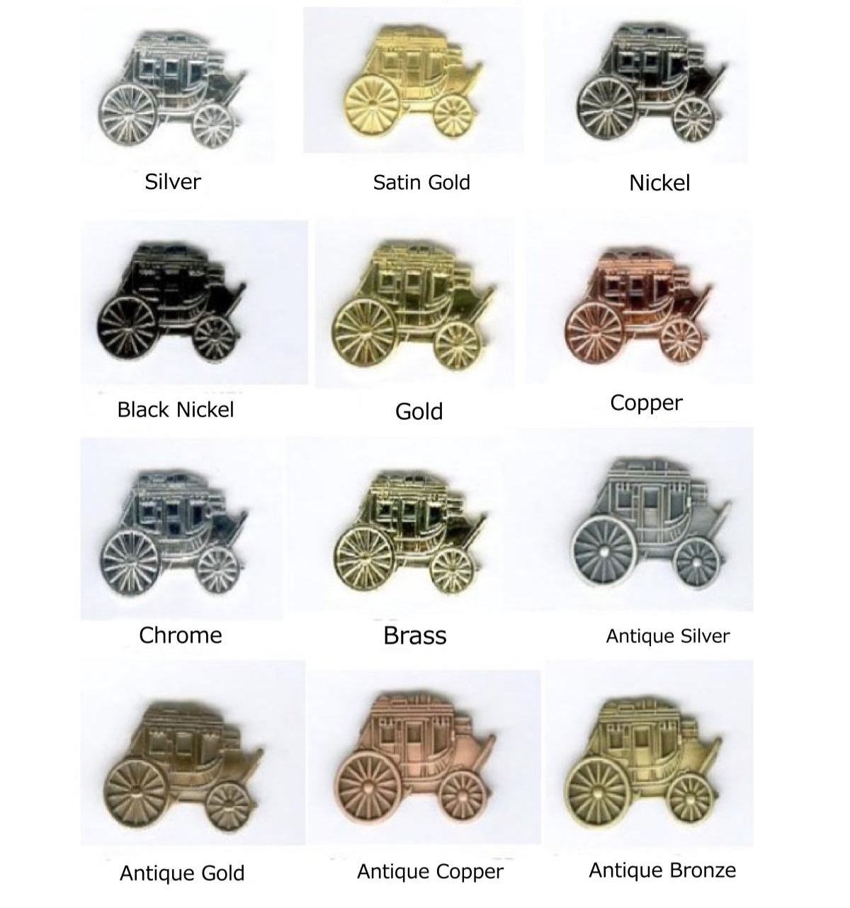 Metal Plating Options Of Custom Offset Printed Pins