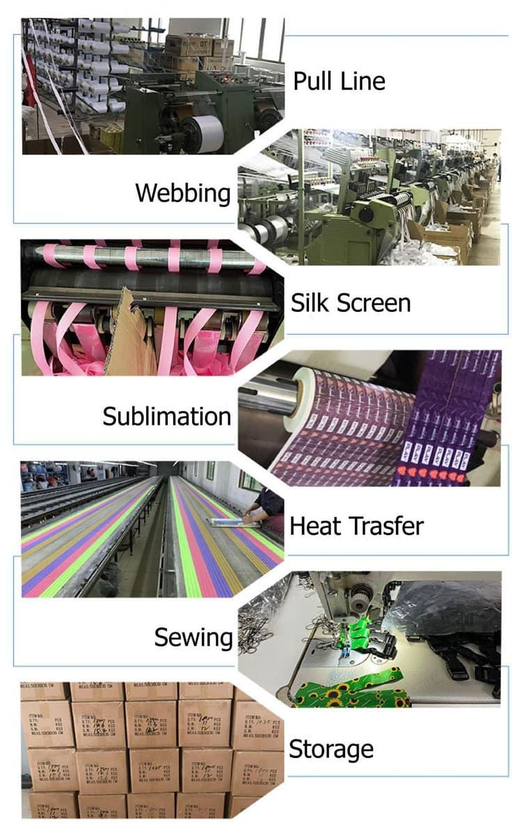 Production Process Of Polyester Lanyards