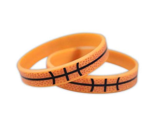 Custom NBA Silicone Rubber Wristbands Wholesale