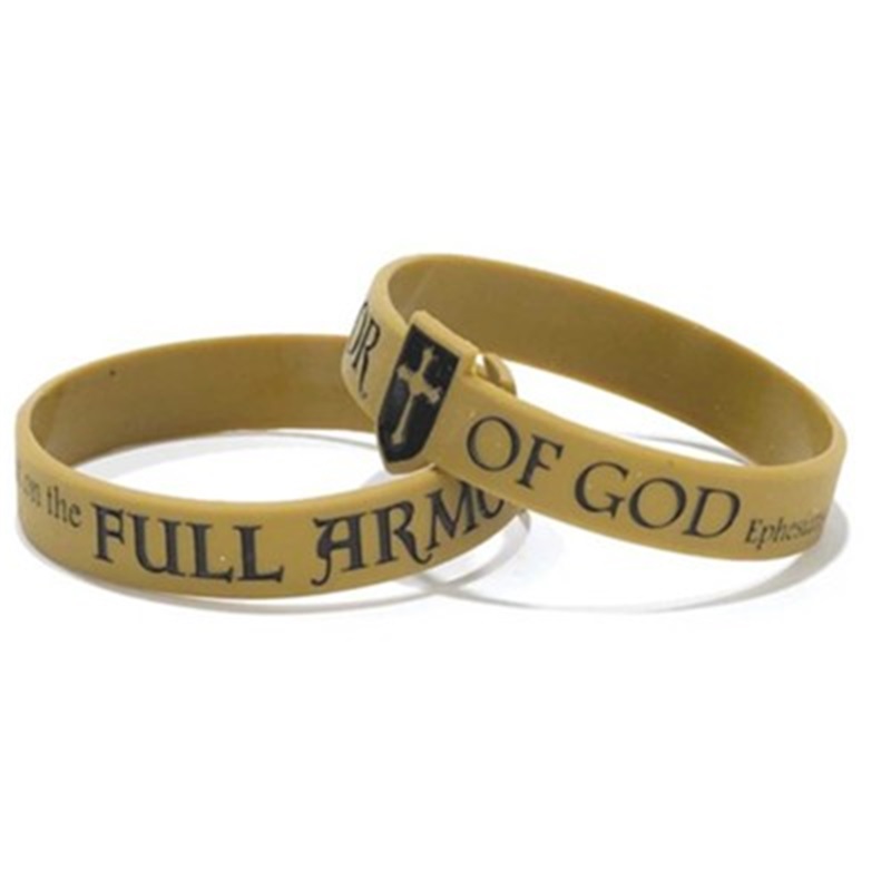 armor of god silicone bracelets