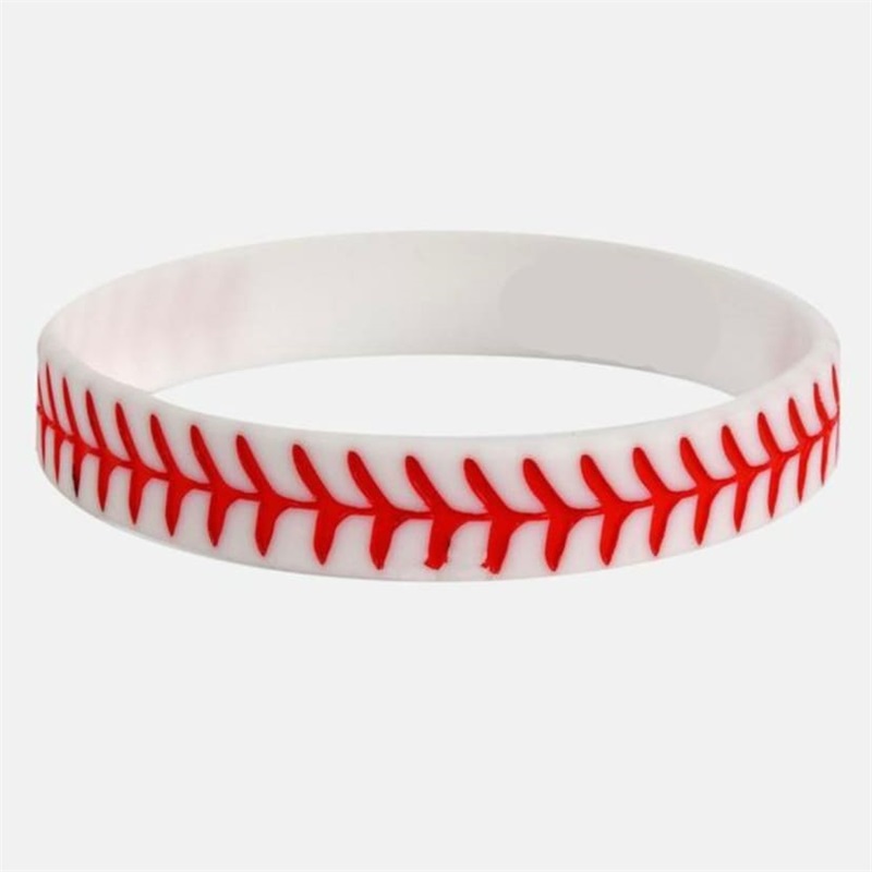 rubber baseball bracelets