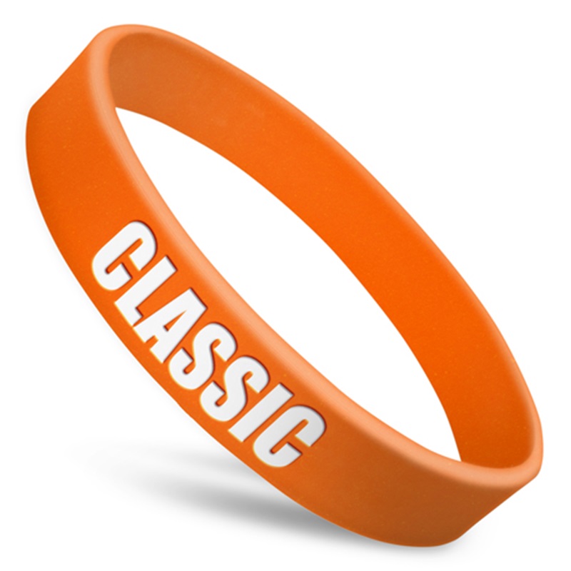 orange silicone bracelets 15