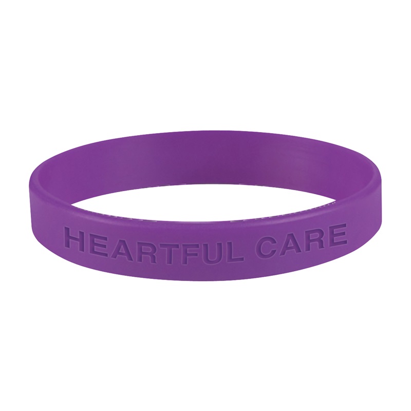 purple silicone bracelet 1