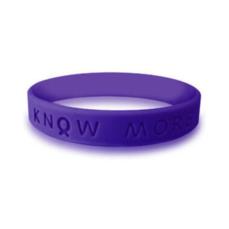 purple silicone bracelet 12