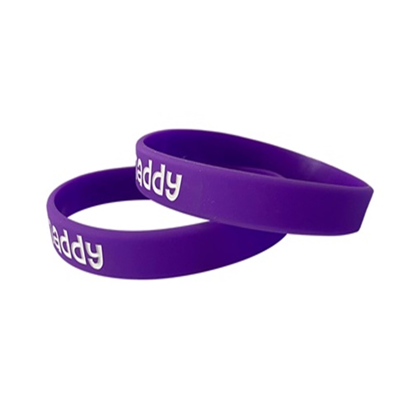 purple silicone bracelet 3