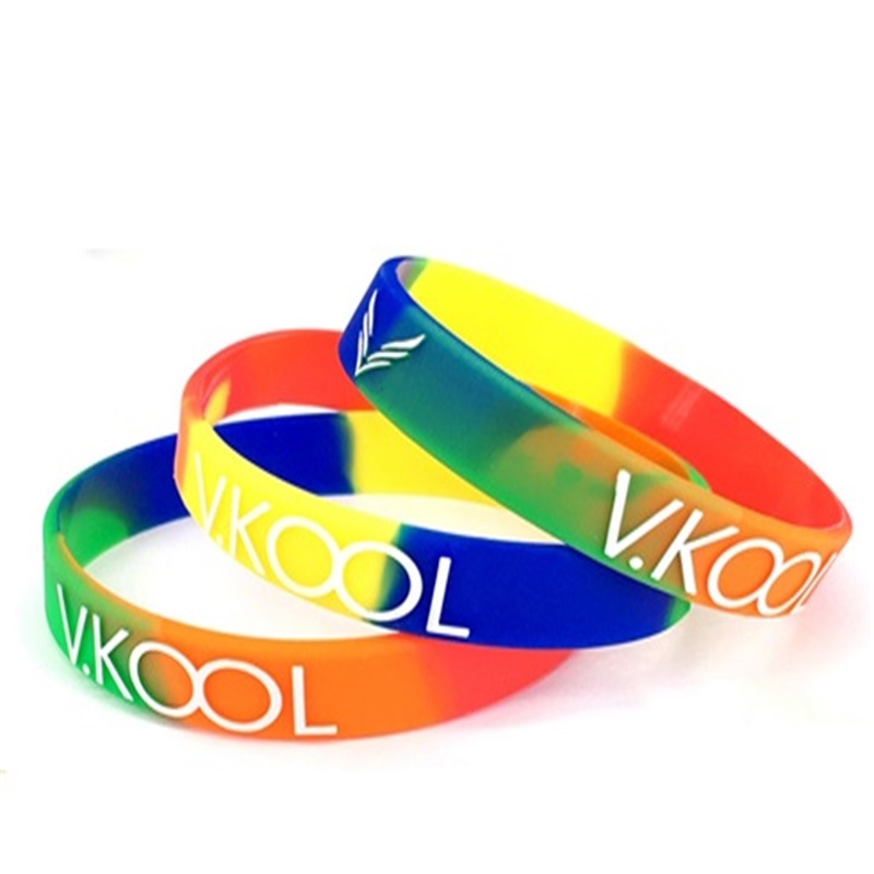 Rainbow Rubber Wristbands