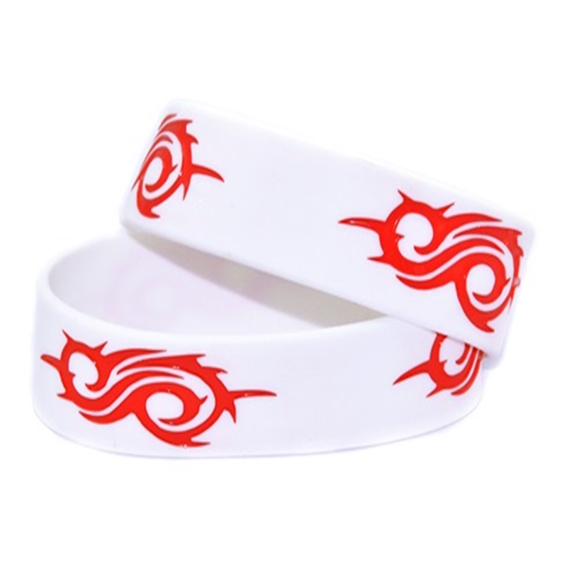 White Silicone Bracelets