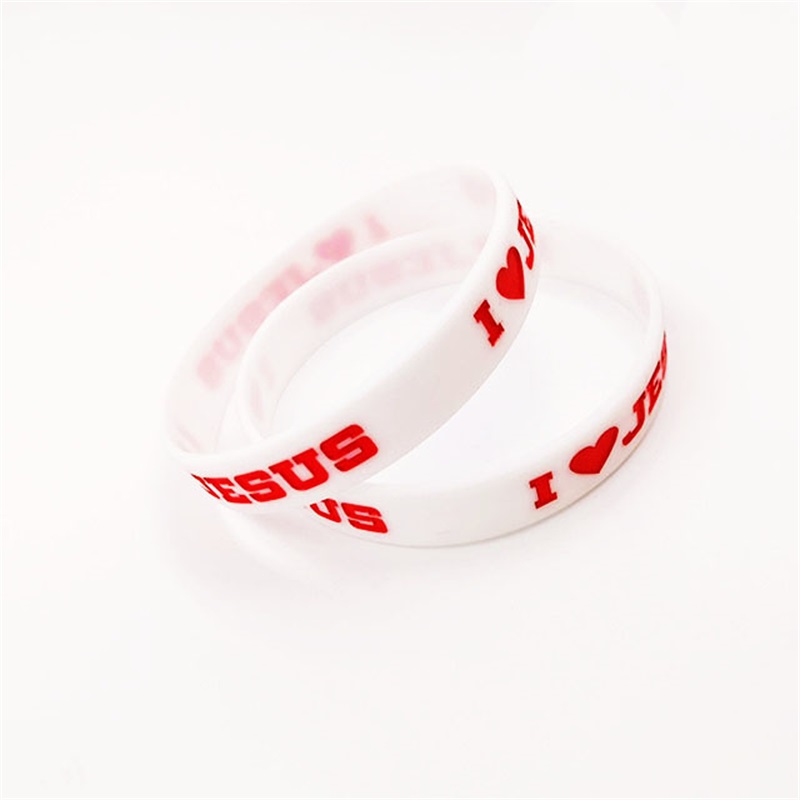 white silicone bracelet 2