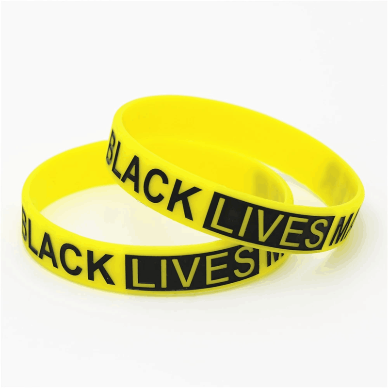 yellow silicone bracelet 20
