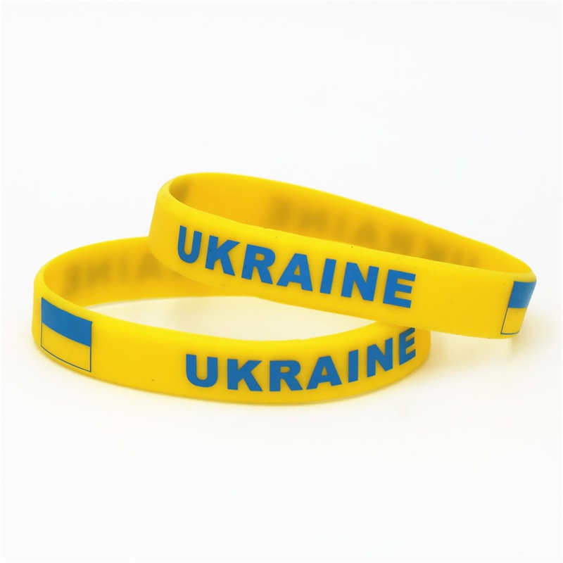 yellow silicone bracelet