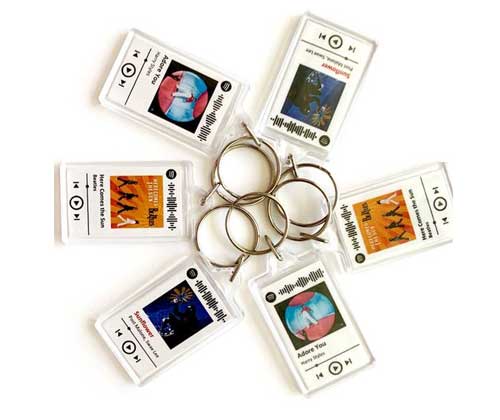 Custom Blank Acrylic Photo/Picture Keychains Bulk/Wholesale